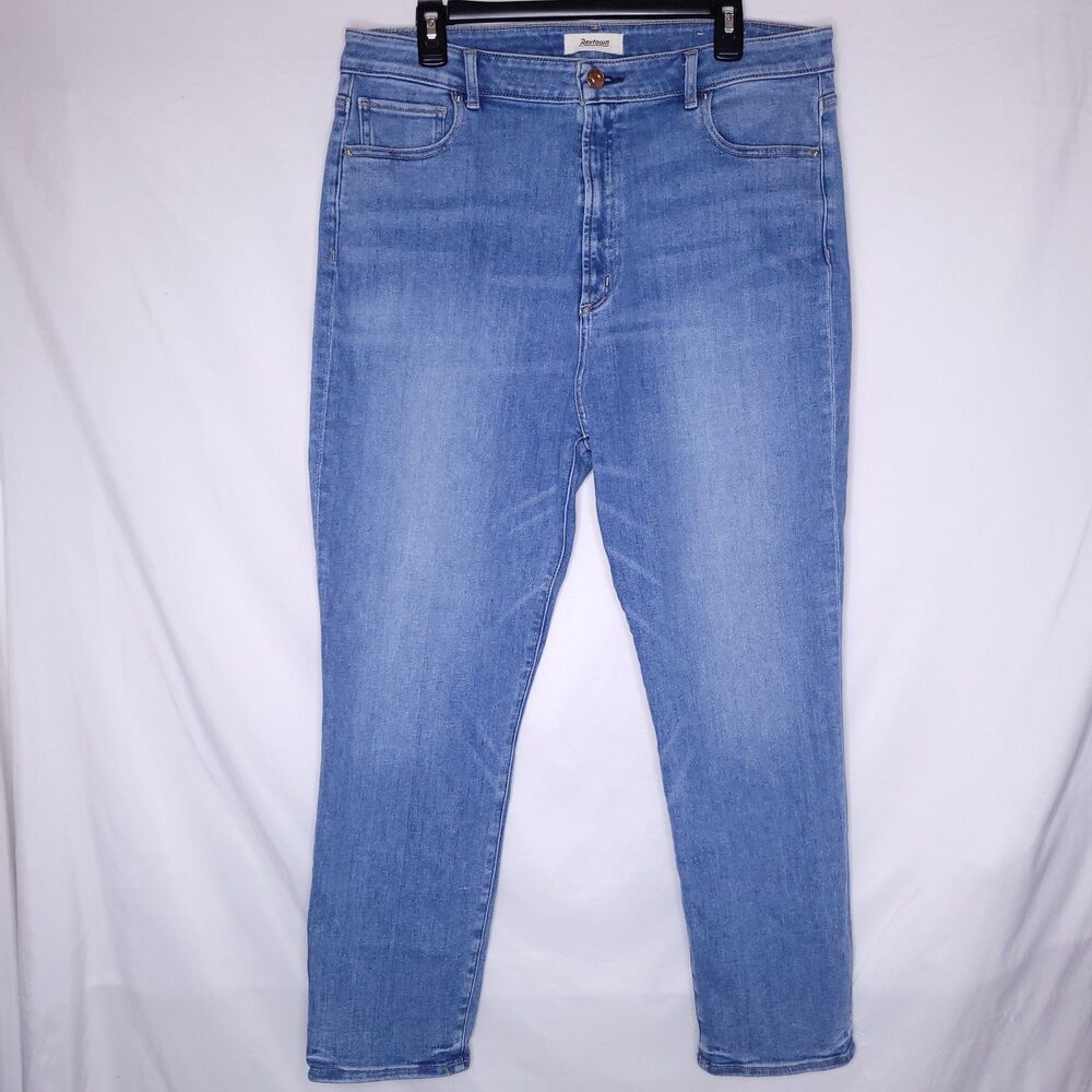 Revtown Jeans Womens 34 Regular Decade Denim Medium Wash Ankle